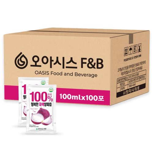 [오아시스] 국내산 자색양파즙, 100개, 100ml
