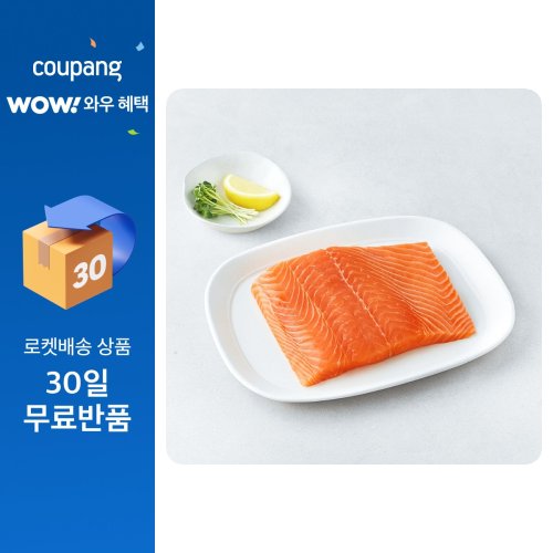 모위 노르웨이산 프리미엄 생연어 횟감용 (냉장), 1개, 500g