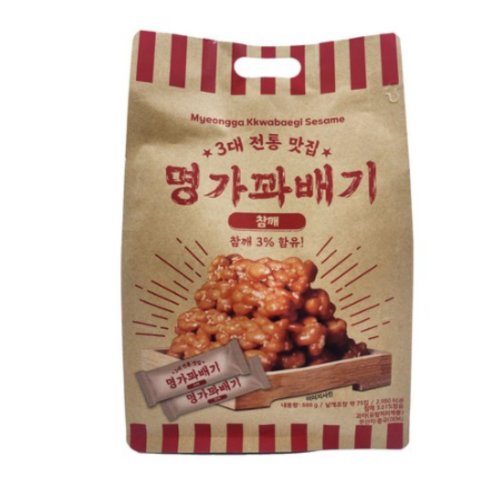 명가꽈배기 참깨맛, 500g, 8개