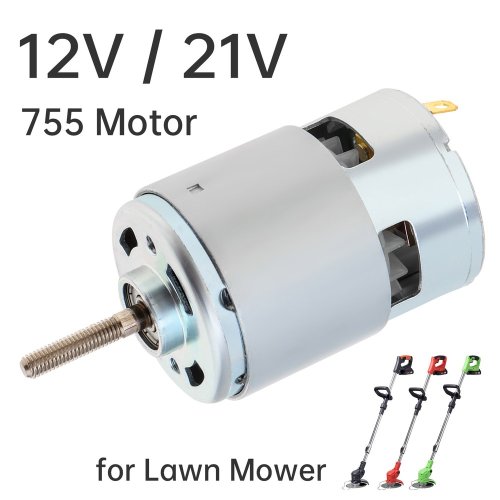 755 모터 잔디 12V 범용 예초기 21V 부품 교체 충전식 전기