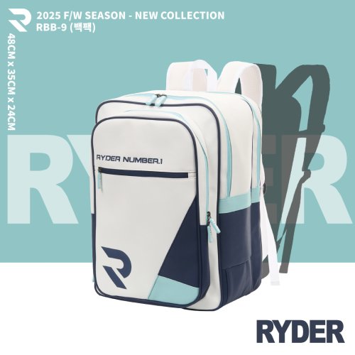 [RYDER] 라이더 2025 신상 배드민턴가방 RBB-9 백팩 배드민턴&스쿼시&테니스&스포츠&라온스포츠